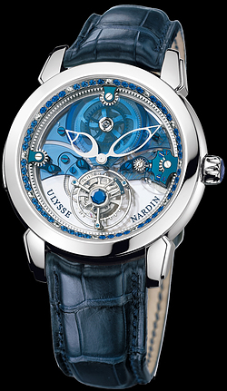 Replica Ulysse Nardin Exceptional Royal Blue Tourbillon 799-82 replica Watch